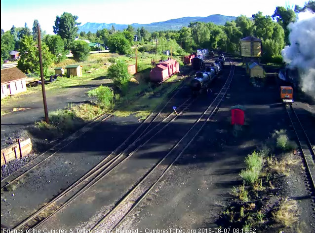 8-7-16 Nice steam on this cool Chama morning as 487 moves to the tank.jpg