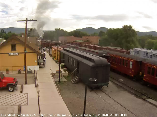 8.10.16 216 has now moved into loading position, though it is really far forward today.jpg