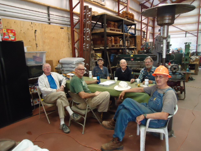 E group photo Russ, Bill O, Jim Florey, Warren R, Iam kelly, Bill McCall .JPG