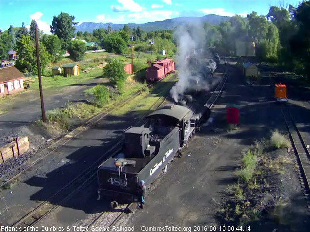 8.13.16 The hostlers back the 489 toward the coal dock.jpg