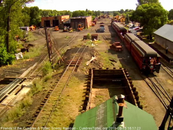 8.15.16 The parlor platform is full of riders this afternoon.jpg