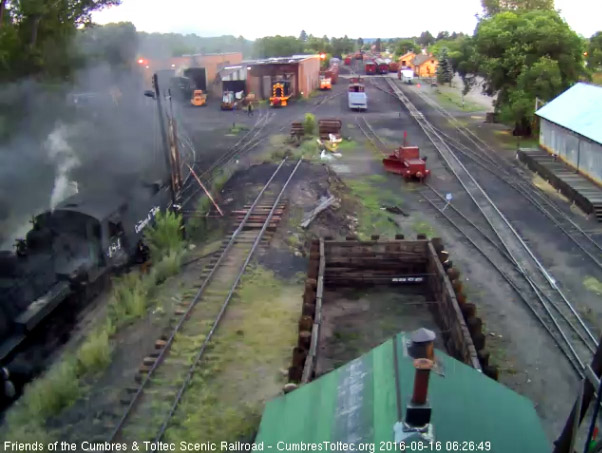 8.16.16 484 has ciome out to the pit as it gets ready for the students.jpg