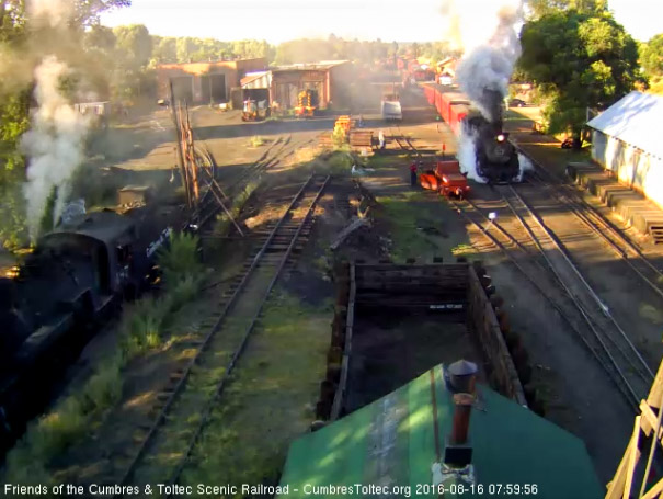 8.16.16 Under a nice cloud of smoke and steam, the school train departs.jpg