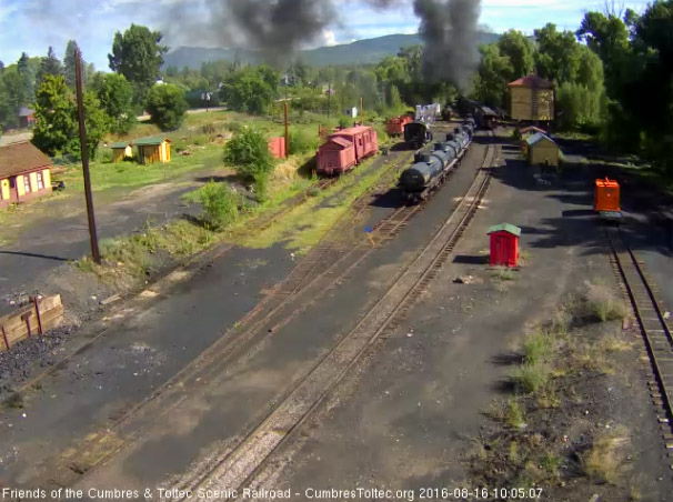 8.16.16 216 is exiting Chama yard on its 6 hour run to Antonito.jpg