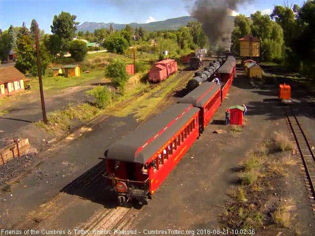 8.21.16 The platform of the New Mexico is empty as it rolls by the tipple.jpg