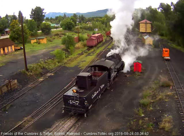 8.24.16 487 backs down the main toward the coal dock switch.jpg