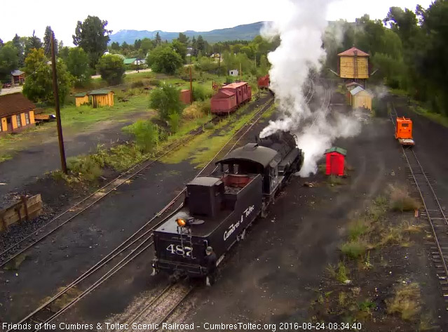 8.24.16 487 backs down the main toward the coal dock switch.jpg