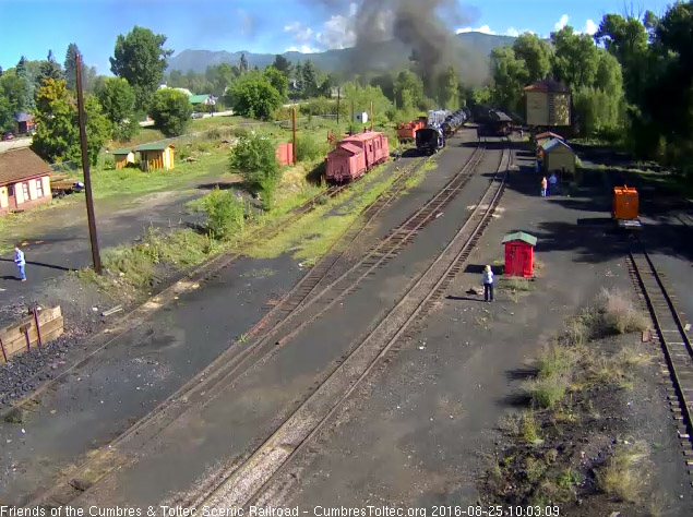 8.25.16 People get their parting shots as the train leaves the yard.jpg