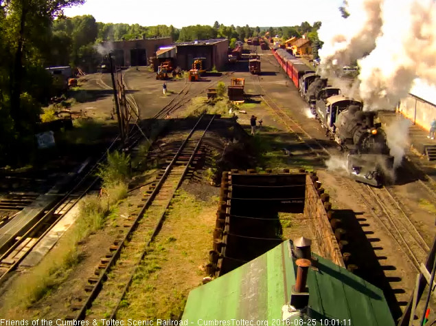 8.25.16 Passing the wood shop under clouds of steam.jpg