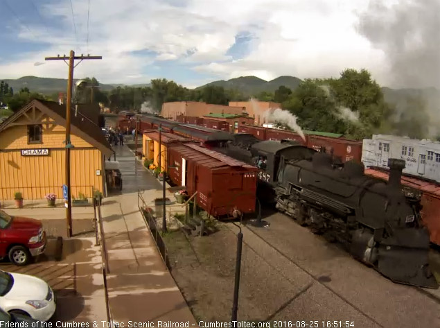 8.25.16 487 comes by the depot ready to stop.jpg