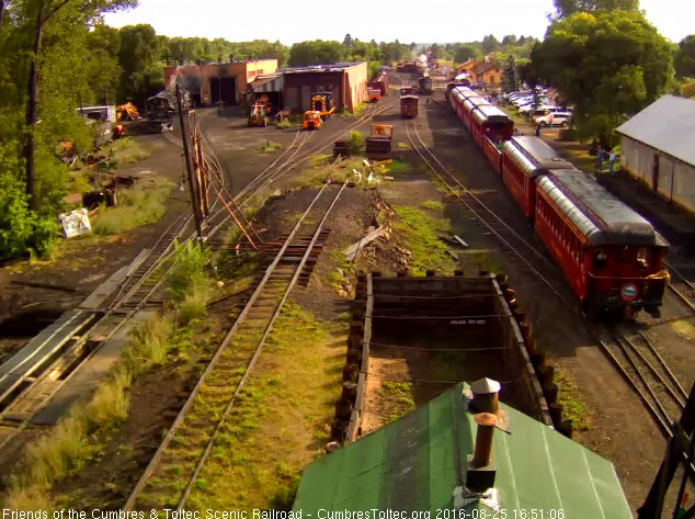 8.25.16 Only the trainman is on the platform of the Colorado.jpg