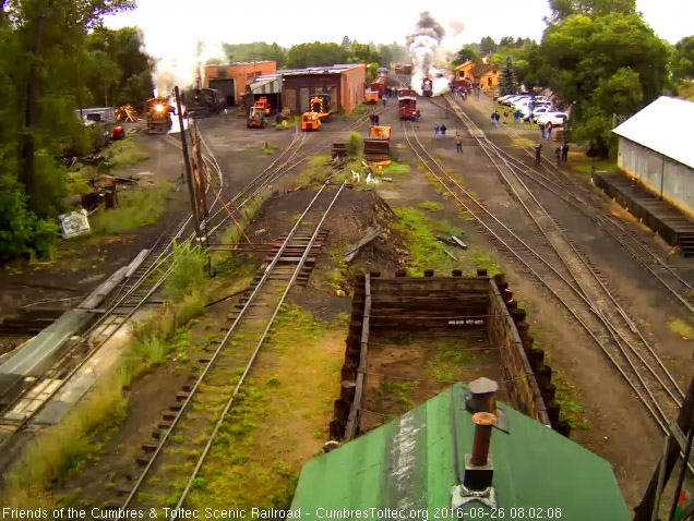 8.26.16 315 starts its train in south yard as 489 comes out.jpg