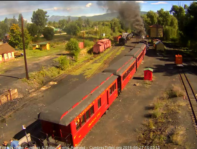 8.27.16 216 is stopped as the locomotive crew examine why they have leaking steam.jpg