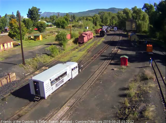 8.28.16 7 is almost to the north yard lead switch as 5 moves by coal dock.jpg