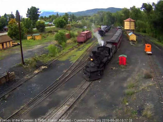 8.30.16 489 brings the 7 car train 215 into Chama.jpg