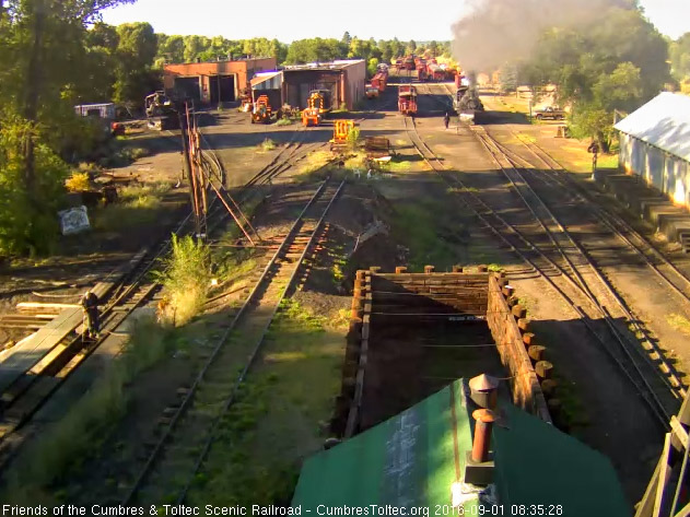 9.1.16 The hostlers have finished their morning prep of 487 and it now awaits the road crew.jpg