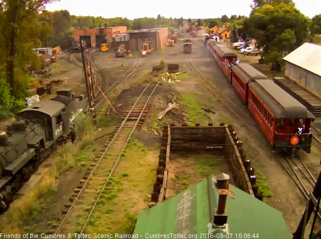 9.7.16 The parlor car host is out on the platform talking to the trainman.jpg