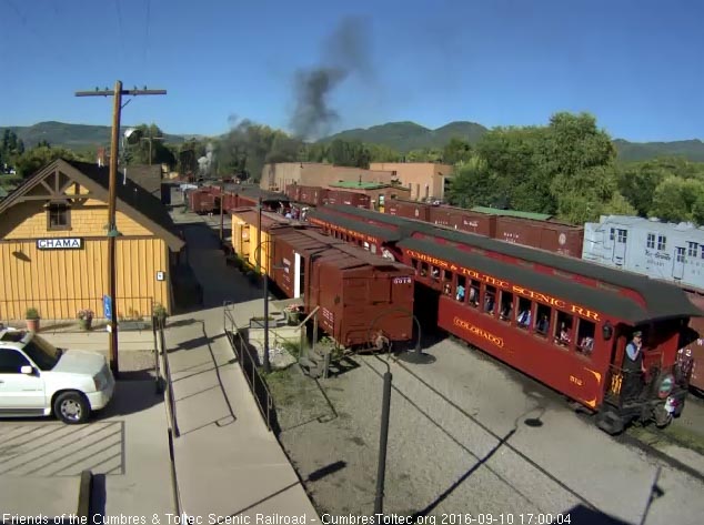 9.10.16 Train 226 underway, we see the conductor calling the dispatcher.jpg