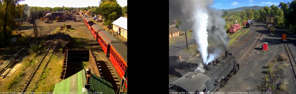 9.11.16 Steam rushes from the 487's whistle as the engineer blows for the running brake test.jpg