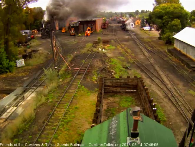 9.14.16 As 463 backs into south yard, 487 is putting out the black smoke.jpg
