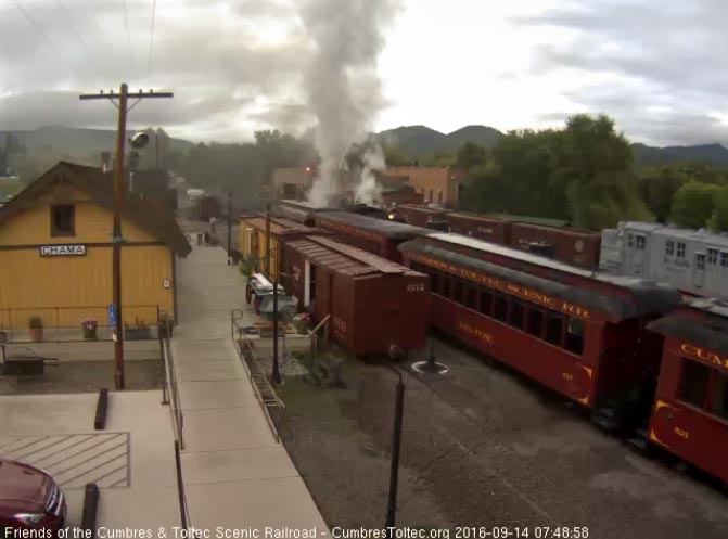 9.14.16 463 has coupled onto the string of cars in south yard 1.jpg