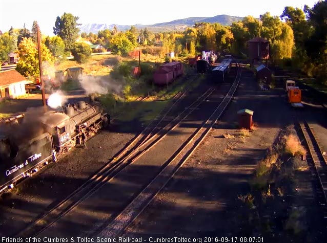 9.17.16 As the loader continues to add coal, looks like one of the hostlers is oiling around.jpg