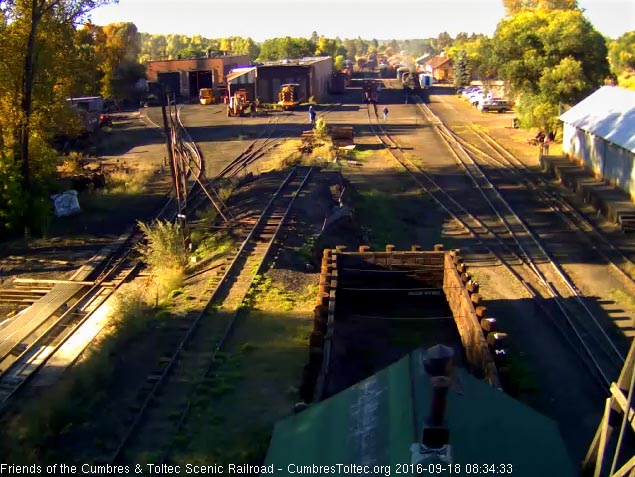 9.18.16 The hostlers are done for the morning and have parked the 487 down near the depot.jpg