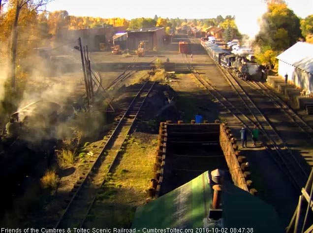 10.2.16 315 backs out of the coal lead as 484 gets its fire cleaned.jpg