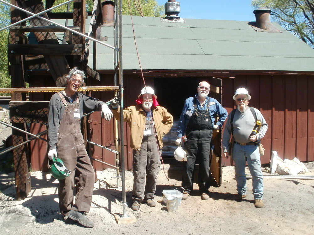 2017 May 23 Sandhouse crew John Sutkus, George Trever, Blake Forbes, Bob Conry.JPG