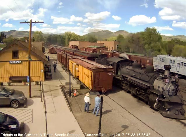 5-28-17 The 489 passes the depot.jpg