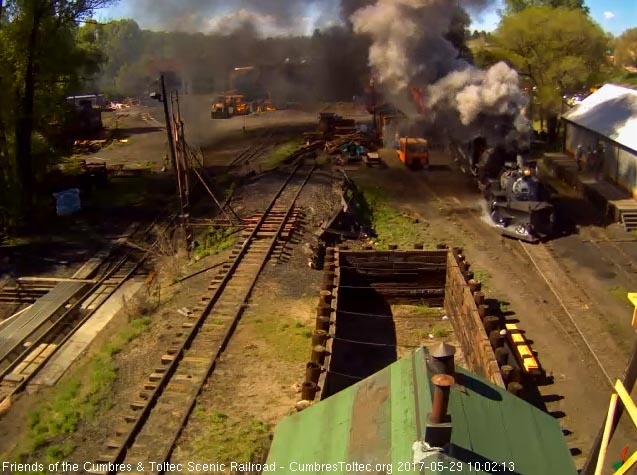 5-29-17 Under a nice cloud of stream and smoke the 489 and 463 get train 216 moving.jpg