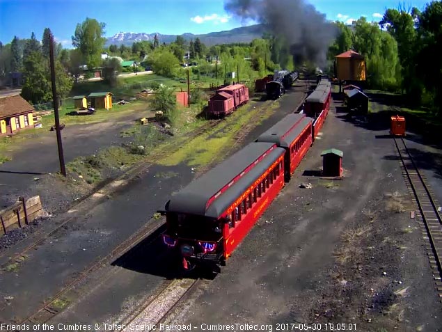 5-30-17 Parlor Colorado shows its pride as it passes with an almost full load.jpg