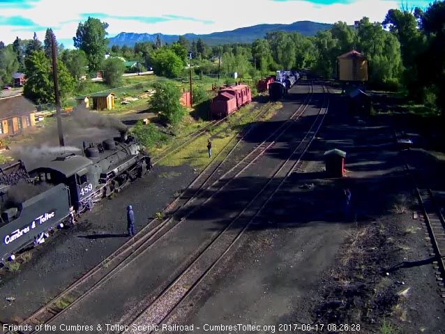 6-17-17 Coal dust rises as the load dumps coal into the bunker.jpg