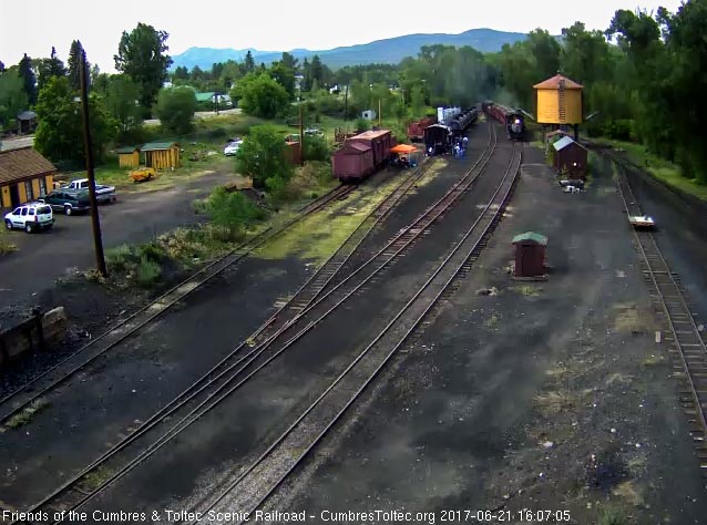 6-21-17 484 brings the 7 car train 215 into Chama.jpg