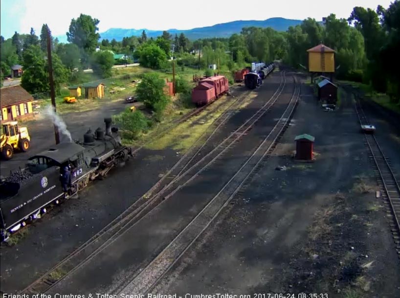 6-24-17 463 has stopped at the coal dock as we see the loader getting ready.jpg