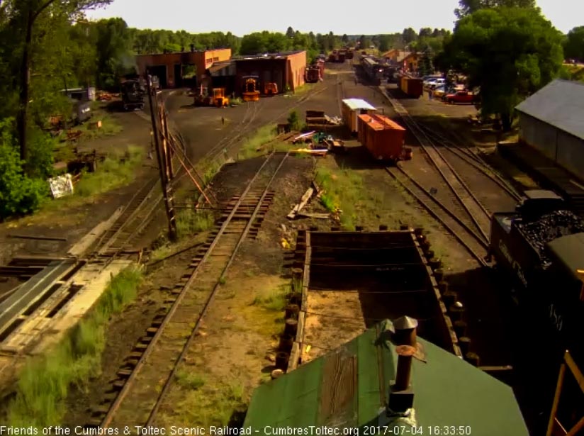 7-4-17 The 487 is now coupled to the dinner train as 489 continues to move away.jpg