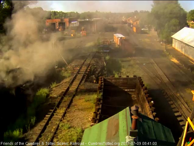 7-9-17 The ash blown off at the pit glows in the sun.jpg