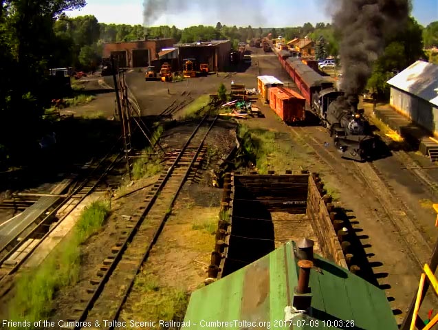 7-9-17 The train is coming by the wood shop.jpg