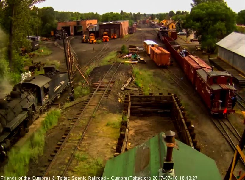 7-10-17 The student train approaches the lead into south yard.jpg