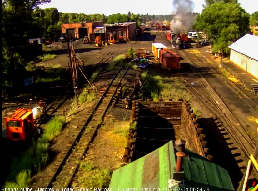 7-14-17 The crew has retreived an extra coach from south yard for Cinder Bear and his kids.jpg