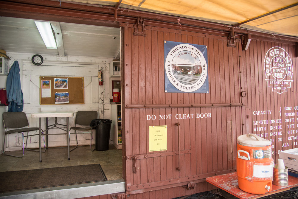 7-23-17 The kitchen car from which drinks and snacks during the day as well as lunch comes forth.jpg