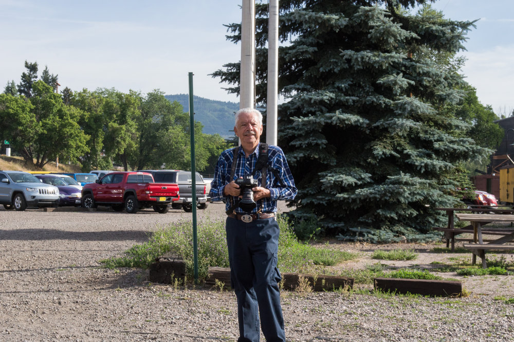 07-24-17 The group has moved to the depot where Roger is trying to take the group picture.jpg