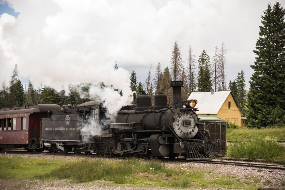 25 With the Cinder Bear passengers off, 463 is back underway and is blowing for the 4th crossing of Rt. 17.jpg