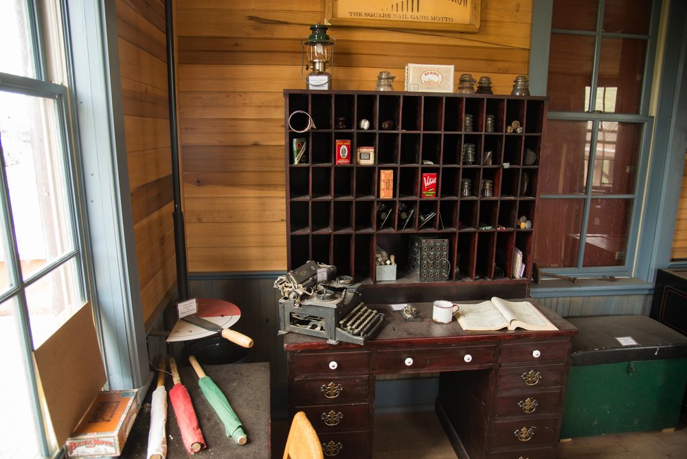 12 inside the station at Osier, restored by the Friends of the Cumbres and Toltec.jpg