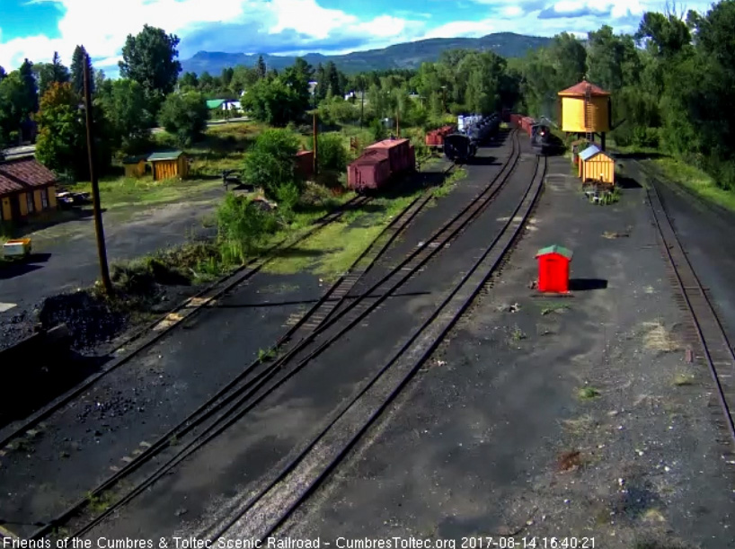 8-14-17 The Engineer-Fireman's afternoon train arrives into Chama, NM.jpg