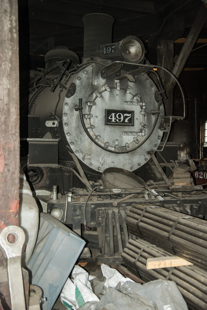 3 K37 497 rests in the round house at Chama awiting a call which may never come.jpg