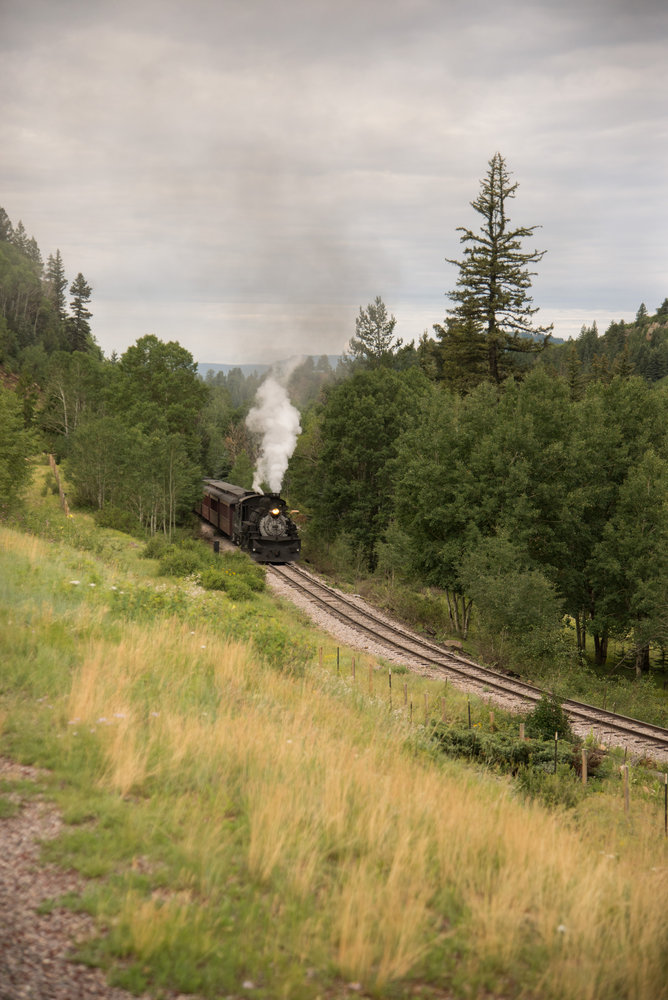 21 489 brings the train out of the Narrows as it moves east.jpg