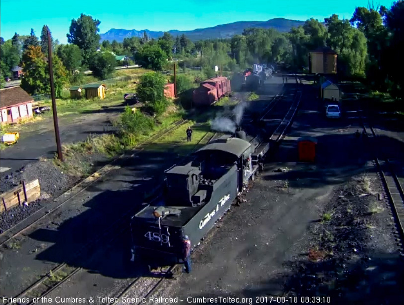 8-18-17 After taking water, the 489 backs down the main on its way to the coal dock.jpg