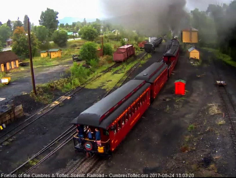 8-24-17 The parlor New Mexico has a few passengers enjoying the platform as the train departs.jpg