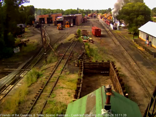 8-26-17 Enveloped in steam, the 315 gets its train moving.jpg